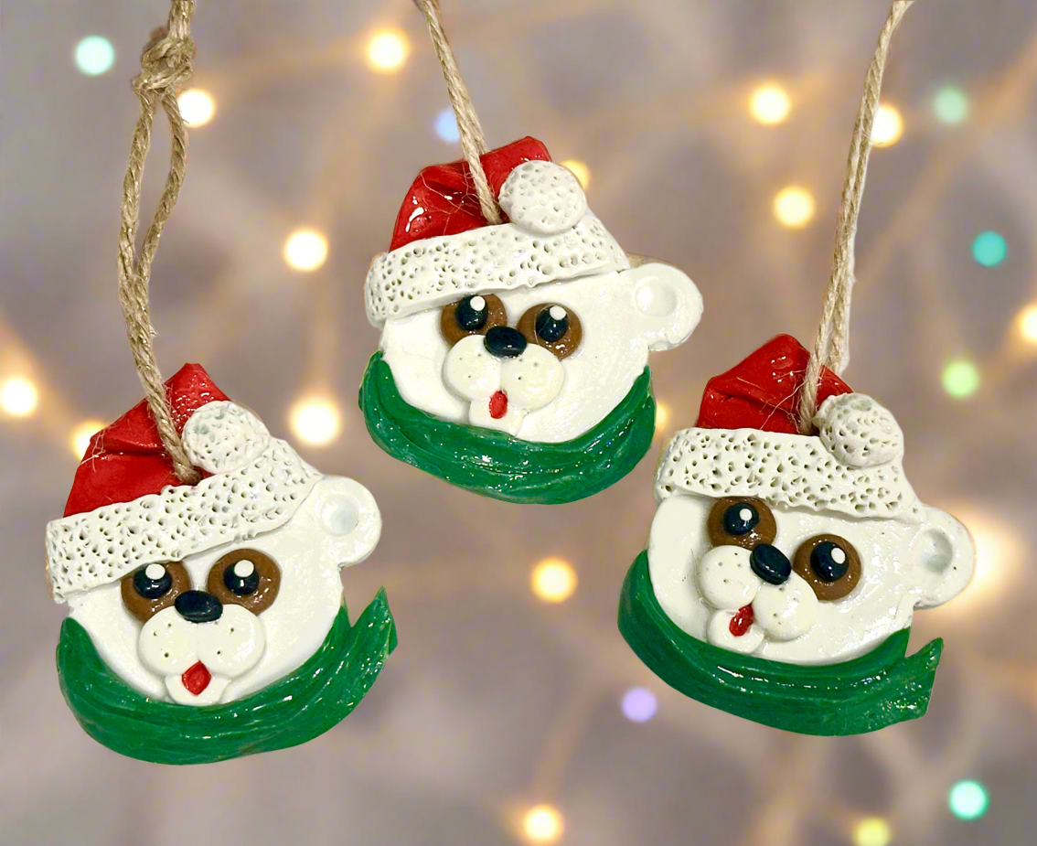 Polar Bear Christmas Ornaments