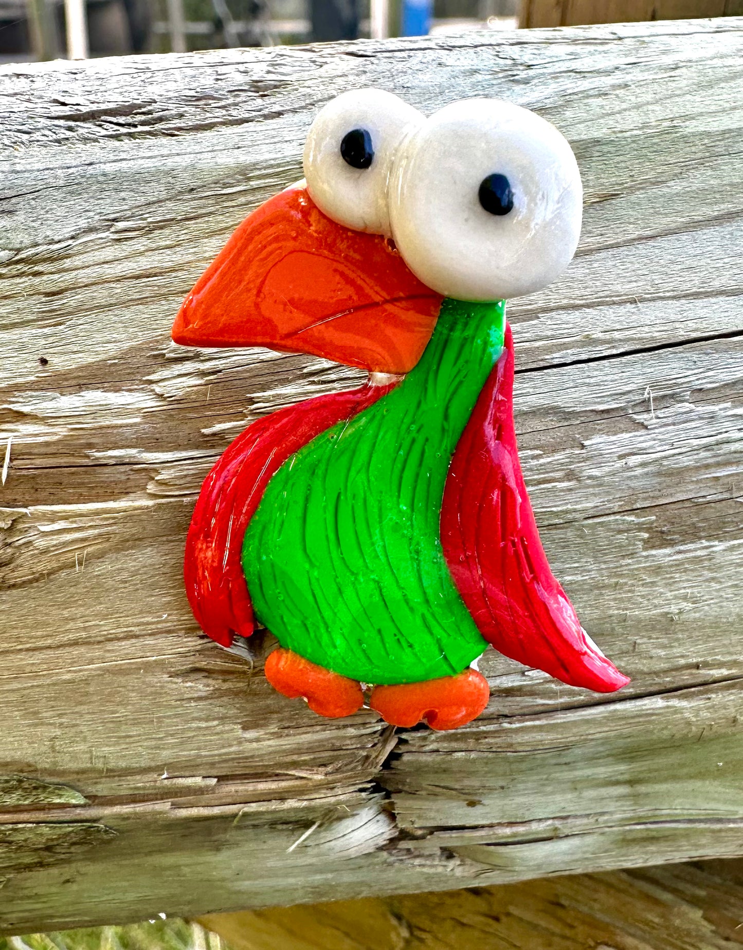 Polymer Clay Bird Pins