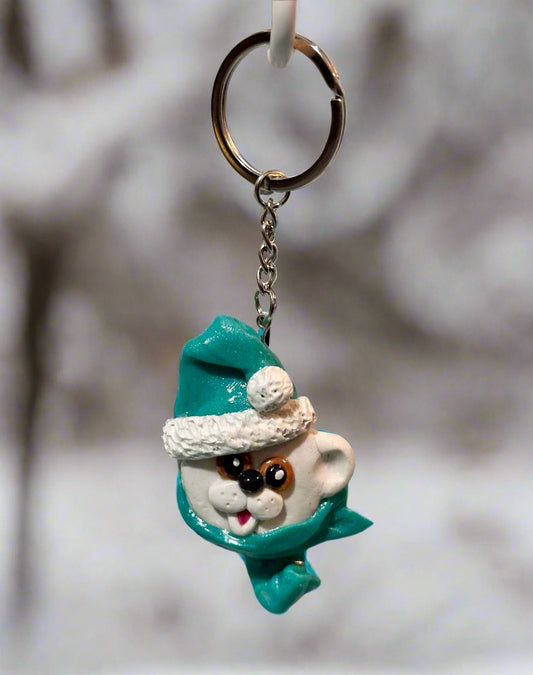 Polar Bear Keychain