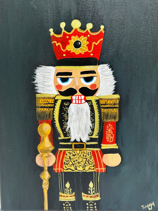 14x18” Nutcracker Acrylic Painting