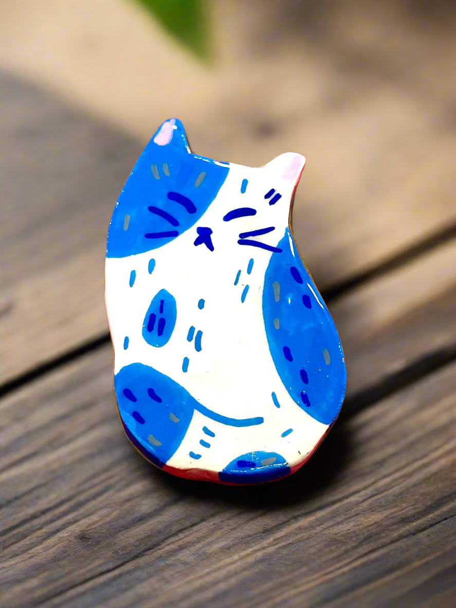 Cat Clay Pins