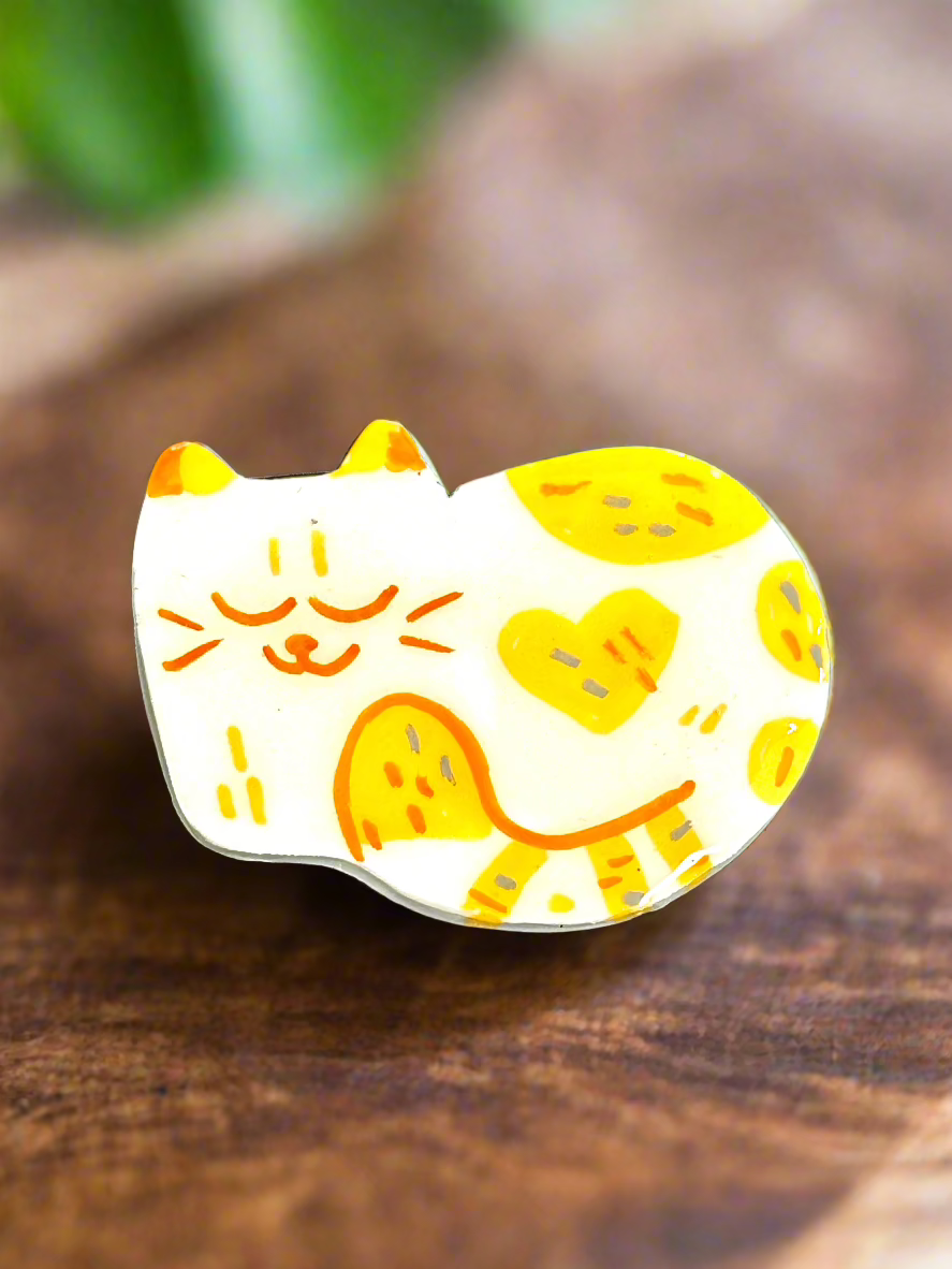 Cat Clay Pins