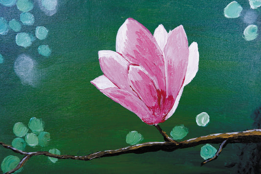 Blossom - Acrylic painting