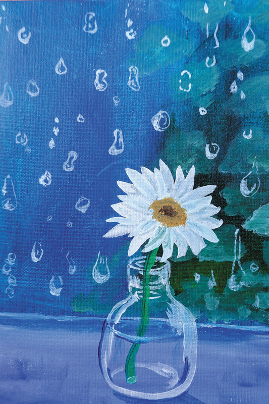Daisy - Acrylic Painting